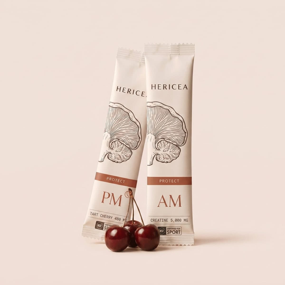 Hericea: Protect — the morning stick and evening packet